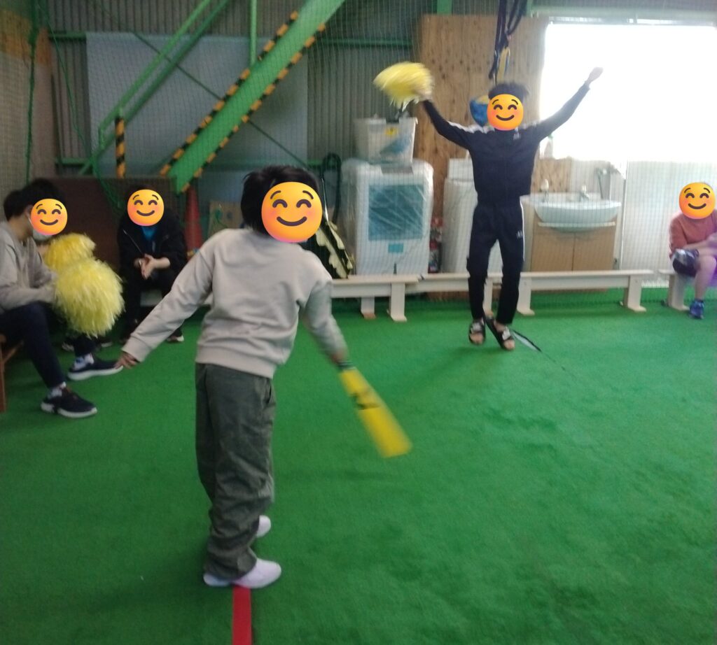 野球ごっこ1
